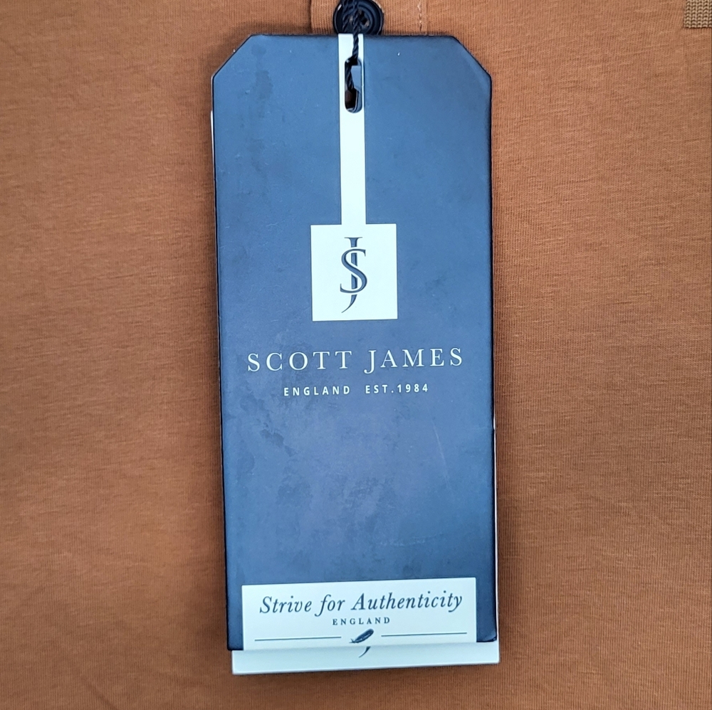 NWT Scott James Polo shirt size Large - Picture 5 of 8